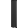 Mexen Kansas dekorativní radiátor 1800 x 420 mm, 1242 W, černý - W204-1800-420-00-70