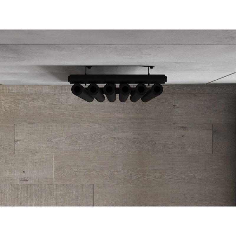 Mexen Nevada dekorativní radiátor 1200 x 360 mm, 483 W, černý - W201-1200-360-00-70