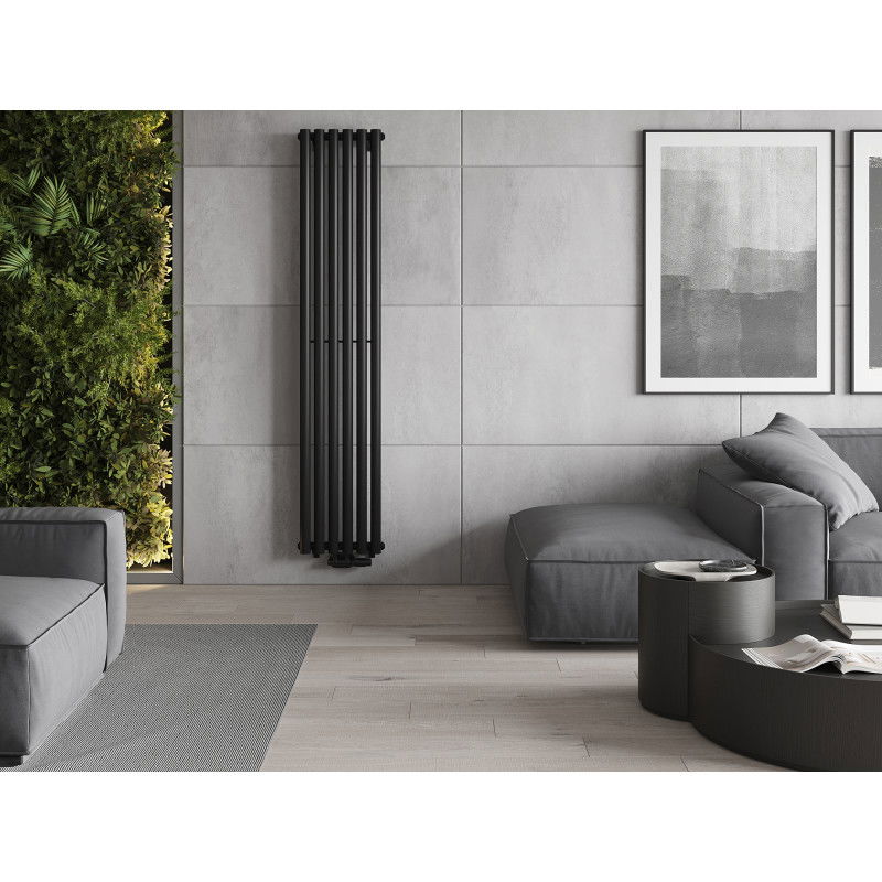 Mexen Nevada dekorativní radiátor 1800 x 360 mm, 705 W, černý - W201-1800-360-00-70