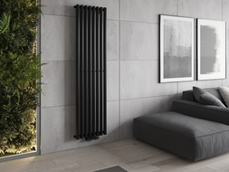 Mexen Nevada dekorativní radiátor 1800 x 480 mm, 940 W, černý - W201-1800-480-00-70