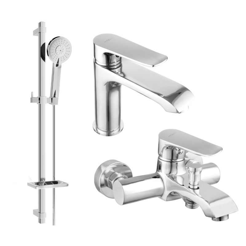 Mexen Pecos DQ40 sada vanová, chrom - 72703DQ40-00