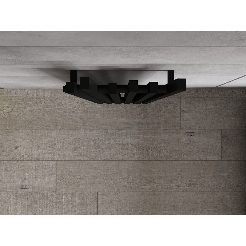 Mexen Omaha dekorativní radiátor 1800 x 420 mm, 655 W, černý - W208-1800-420-00-70