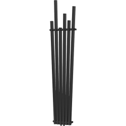 Mexen Omaha designový radiátor 1800 x 420 mm, 655 W, Černá - W208-1800-420-00-70