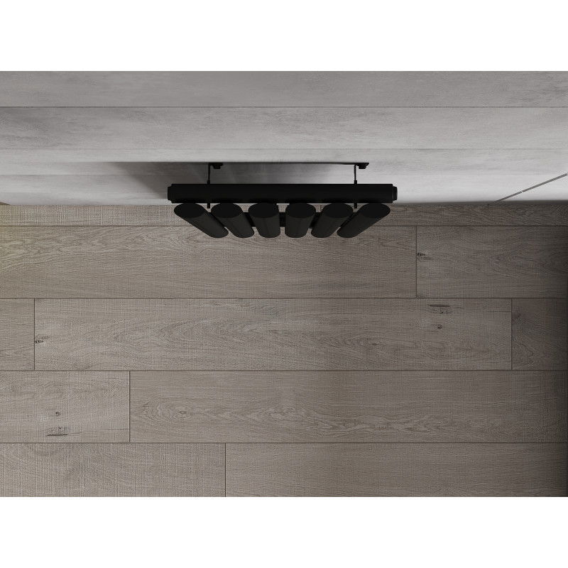 Mexen Oregon dekorativní radiátor 1200 x 360 mm, 417 W, černý - W202-1200-350-00-70