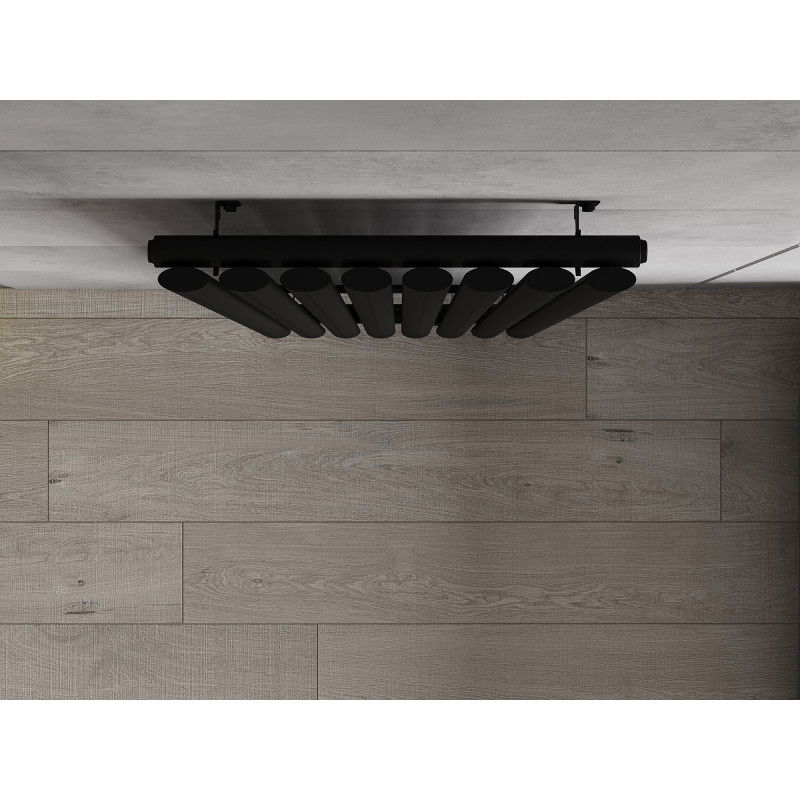 Mexen Oregon dekorativní radiátor 1800 x 480 mm, 805 W, černý - W202-1800-490-00-70