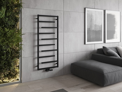 Mexen Orlando designový radiátor 1380 x 600 mm, 499 W, Černá - W207-1380-600-00-70