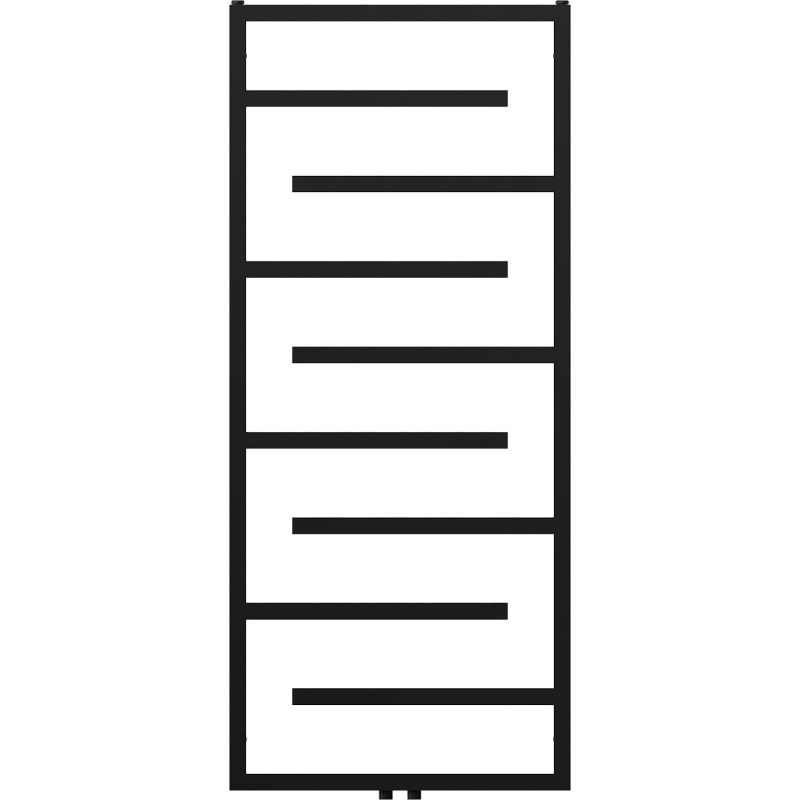 Mexen Orlando dekorativní radiátor 1380 x 600 mm, 445 W, černý - W207-1380-600-00-70