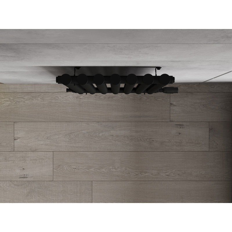 Mexen Texas ozdobný radiátor 1200 x 460 mm, 659 W, černý - W203-1200-460-00-70