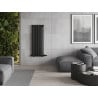 Mexen Texas dekorativní radiátor 1200 x 460 mm, 659 W, černý - W203-1200-460-00-70