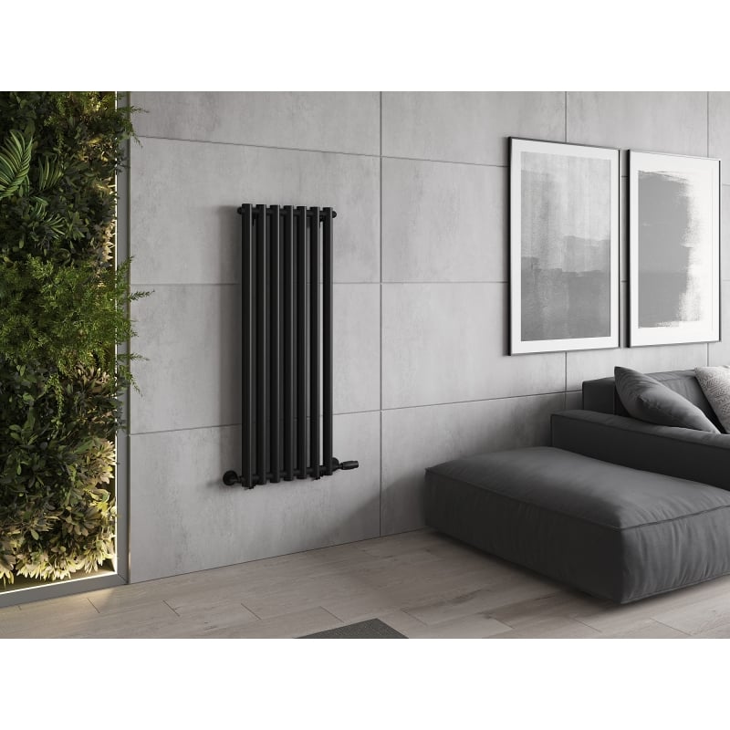 Mexen Texas dekorativní radiátor 1200 x 460 mm, 659 W, černý - W203-1200-460-00-70