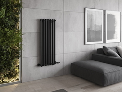 Mexen Texas dekorativní radiátor 1200 x 460 mm, 659 W, černý - W203-1200-460-00-70