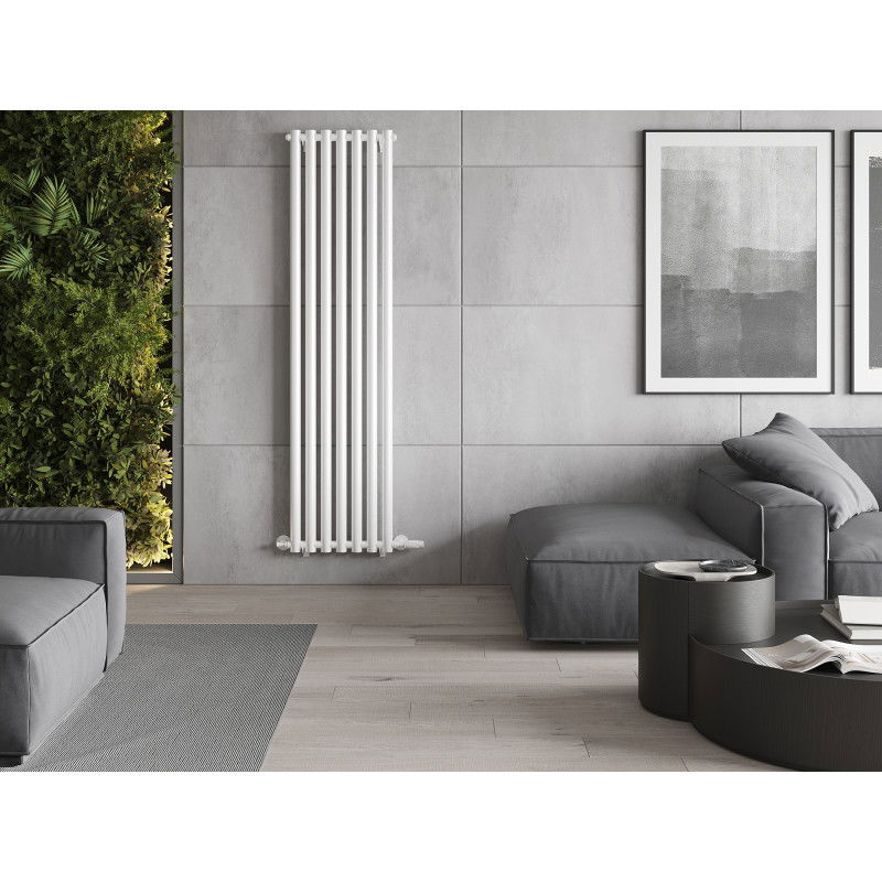 Mexen Texas dekorativní radiátor 1800 x 460 mm, 965 W, bílý - W203-1800-460-00-20