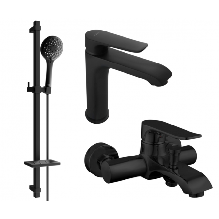 Mexen Pecos DQ40 vana set, černá - 72703DQ40-70