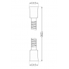 Mexen sprchová hadice 125 cm, chrom - 79435-00