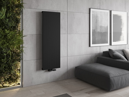 Mexen Topeka designový radiátor 1400 x 400 mm, 995 W, Černá - W210-1400-480-00-70