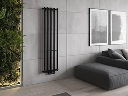 Mexen Tulsa designový radiátor 1600 x 420 mm, 613 W, Černá - W219-1600-420-00-70
