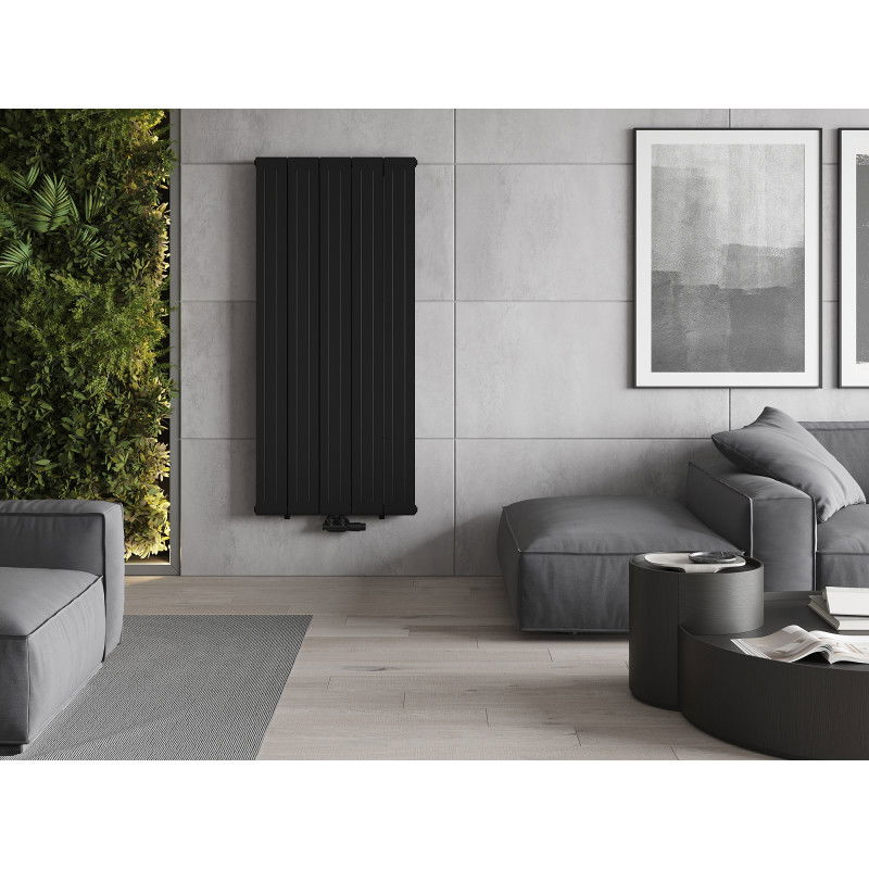 Mexen Waco dekorativní radiátor 1544 x 694 mm, 1550 W, černý - W217-1544-694-00-70