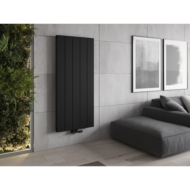 Mexen Waco dekorativní radiátor 1544 x 694 mm, 1550 W, černá - W217-1544-694-00-70