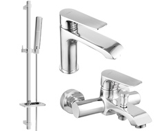 Mexen Pecos DQ72 koupelnový set, chrom - 72703DQ72-00