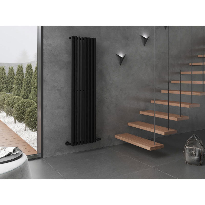 Mexen Nevada dekorativní radiátor 1800 x 480 mm, 940 W, černý - W201-1800-480-00-70