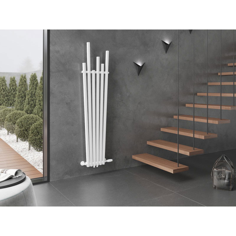 Mexen Omaha dekorativní radiátor 1800 x 420 mm, 655 W, bílý - W208-1800-420-00-20