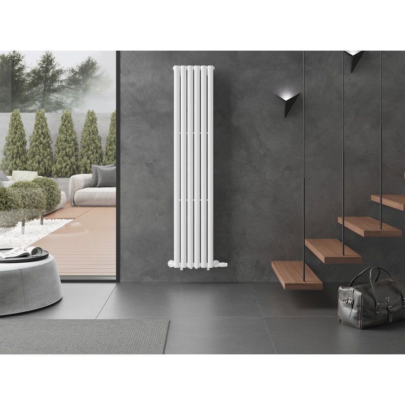 Mexen Oregon dekorativní radiátor 1800 x 360 mm, 604 W, bílý - W202-1800-350-00-20