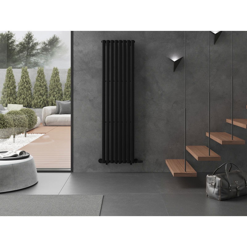 Mexen Oregon dekorativní radiátor 1800 x 480 mm, 805 W, černý - W202-1800-490-00-70