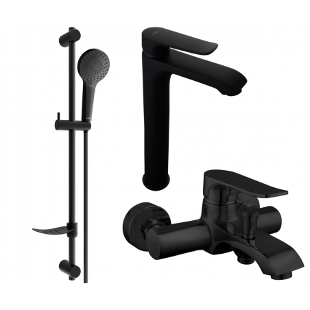Mexen Pecos DF05 vana set, černý - 72713DF05-70