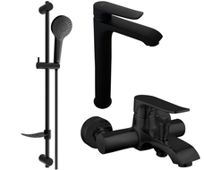 Mexen Pecos DF05 vana set, černý - 72713DF05-70