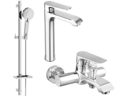 Mexen Pecos DQ40 oválná vanová sestava, chrom - 72713DQ40-00