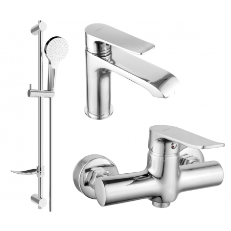Mexen Pecos DF05 sprchová sada, chrom - 72704DF05-00