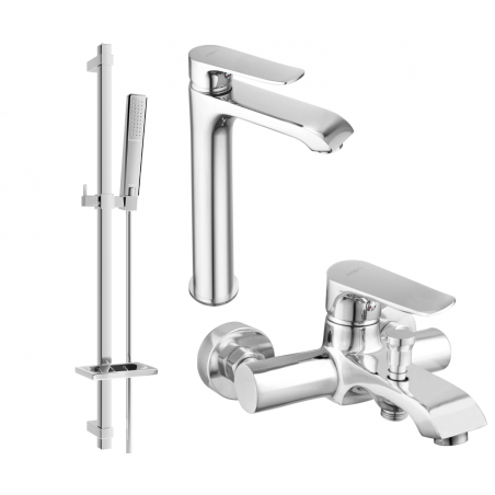 Mexen Pecos DQ72 vanová sada, chrom - 72713DQ72-00