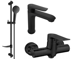 Mexen Pecos DF05 sprchová sada, černá - 72704DF05-70