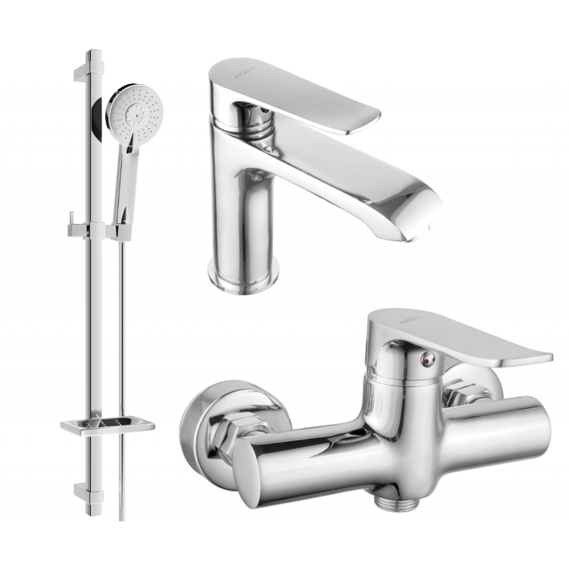 Mexen Pecos DQ40 sprchová sada, chrom - 72704DQ40-00