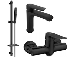 Mexen Pecos DQ72 sprchová sada, černá - 72704DQ72-70