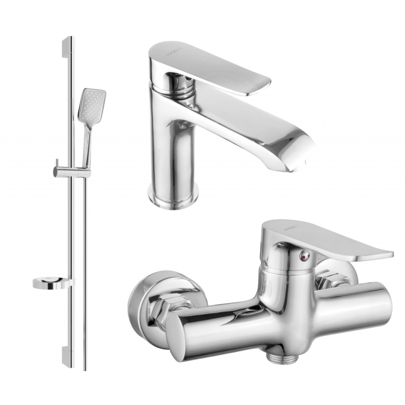 Mexen Pecos DS62 sprchový set, chrom - 72704DS62-00