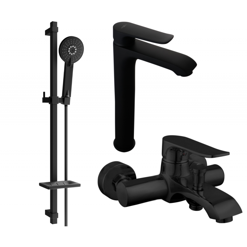 Mexen Pecos DQ40 vanová sada, černá - 72713DQ40-70
