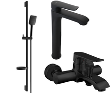 Mexen Pecos DS62 koupelnový set, černý - 72713DS62-70