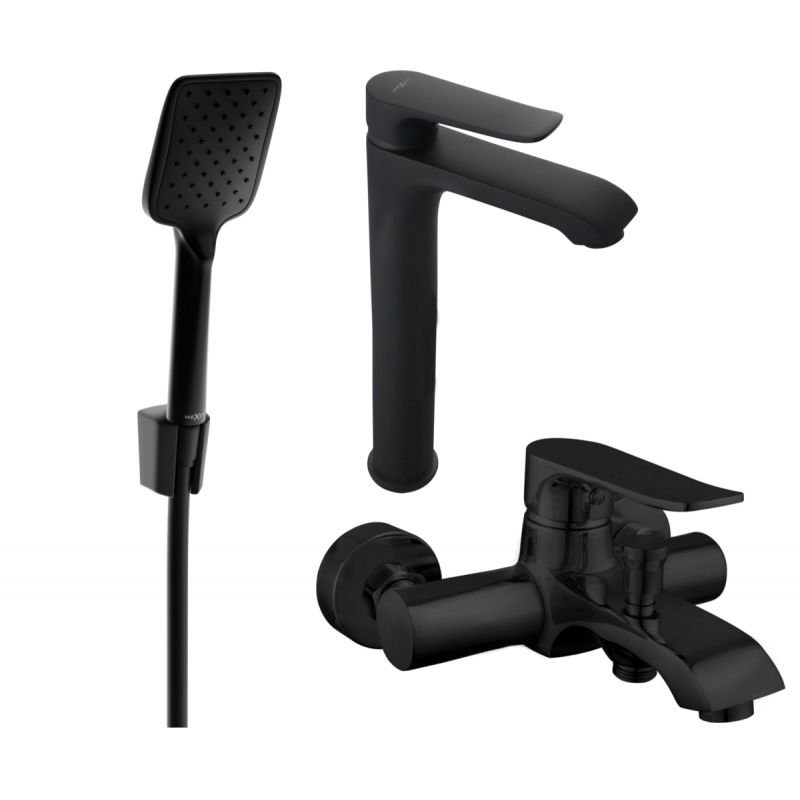 Mexen Pecos R62 koupelnová sada, černá - 72713R62-70