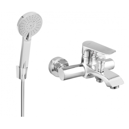 Mexen Pecos R40 vanová baterie se sprchovým setem, chrom - 7273R40-00