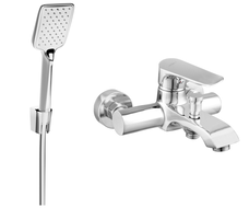 Mexen Pecos R62 vanová baterie se sprchovou soupravou, chrom - 7273R62-00