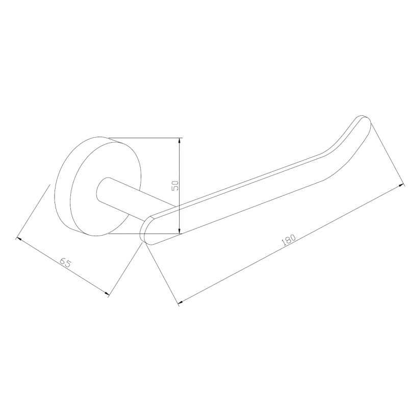 Mexen Loft držák na toaletní papír, chrom - 7012633-00