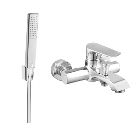 Mexen Pecos R72 vana s baterií se sprchovým setem, chrom - 7273R72-00