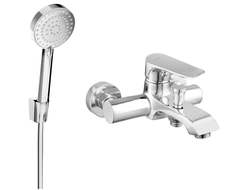 Mexen Pecos R75 vanová baterie se sprchovým setem, chrom - 7273R75-00