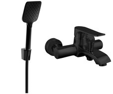 Mexen Pecos R62 baterie vanová s sprchovou sadou, černá - 7273R62-70