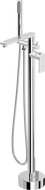 Mexen Leda volně stojící vanová baterie, chrom - 75633-00