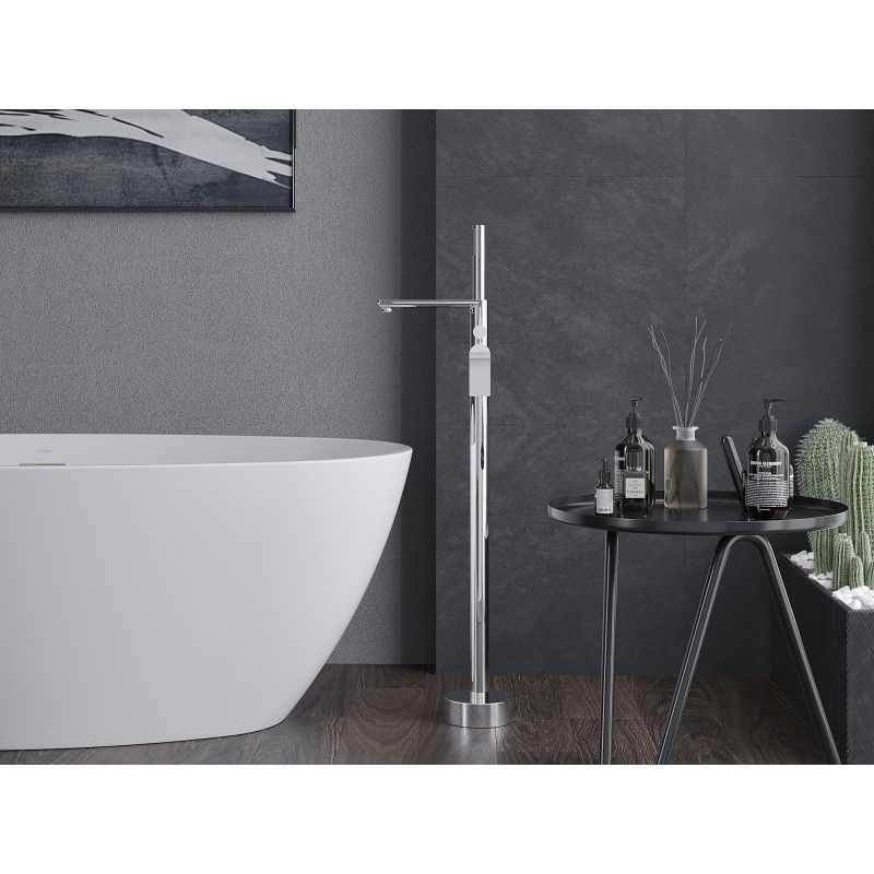 Mexen Leda volně stojící vanová baterie, chrom - 75633-00