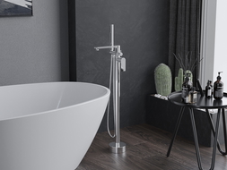 Mexen Leda volně stojící vanová baterie, chrom - 75633-00