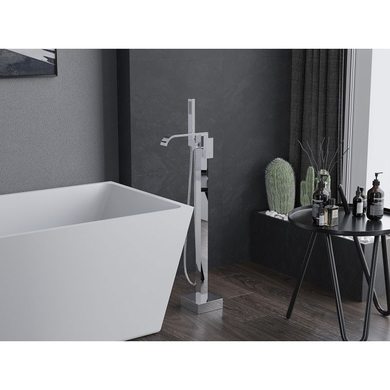 Mexen Lava volně stojící vanová baterie, chrom - 752433-00