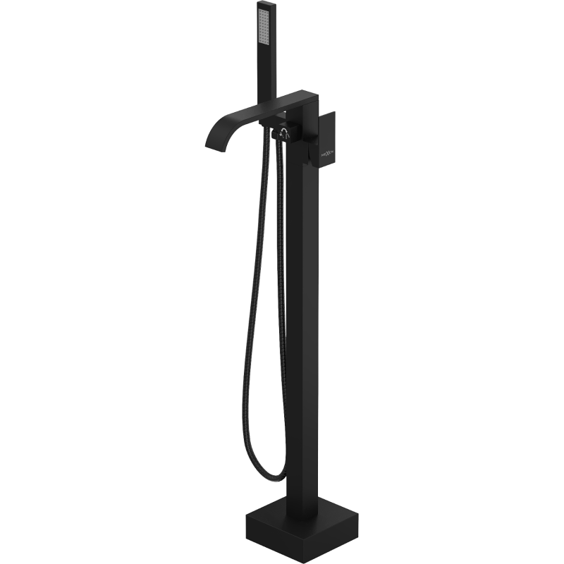 Mexen Lava volně stojící vanová baterie, černá - 752433-70